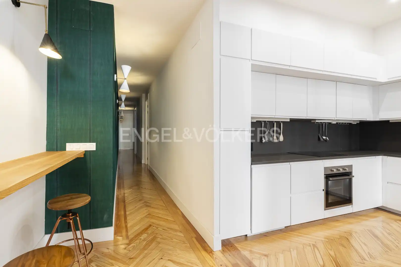 Cuina de Pis de lloguer en Madrid amb Aire condicionat, Calefacció i Parquet