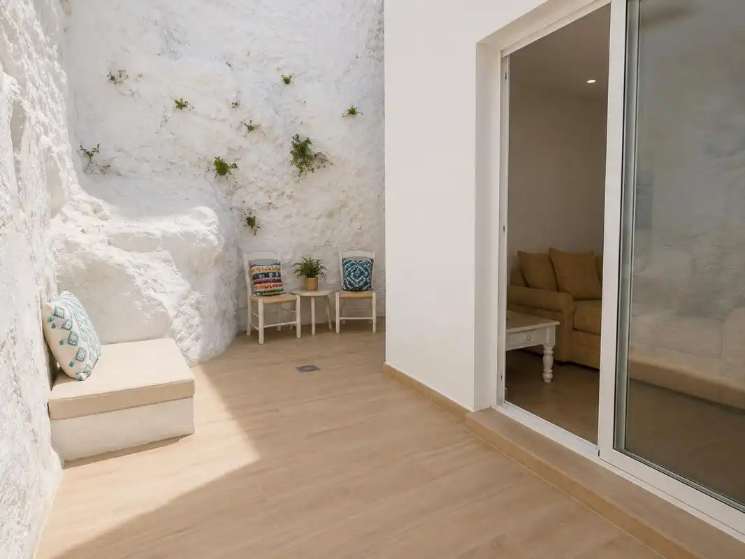 Terraza de Casa adosada en venta en Alhaurín El Grande con Aire acondicionado, Calefacción y Jardín privado
