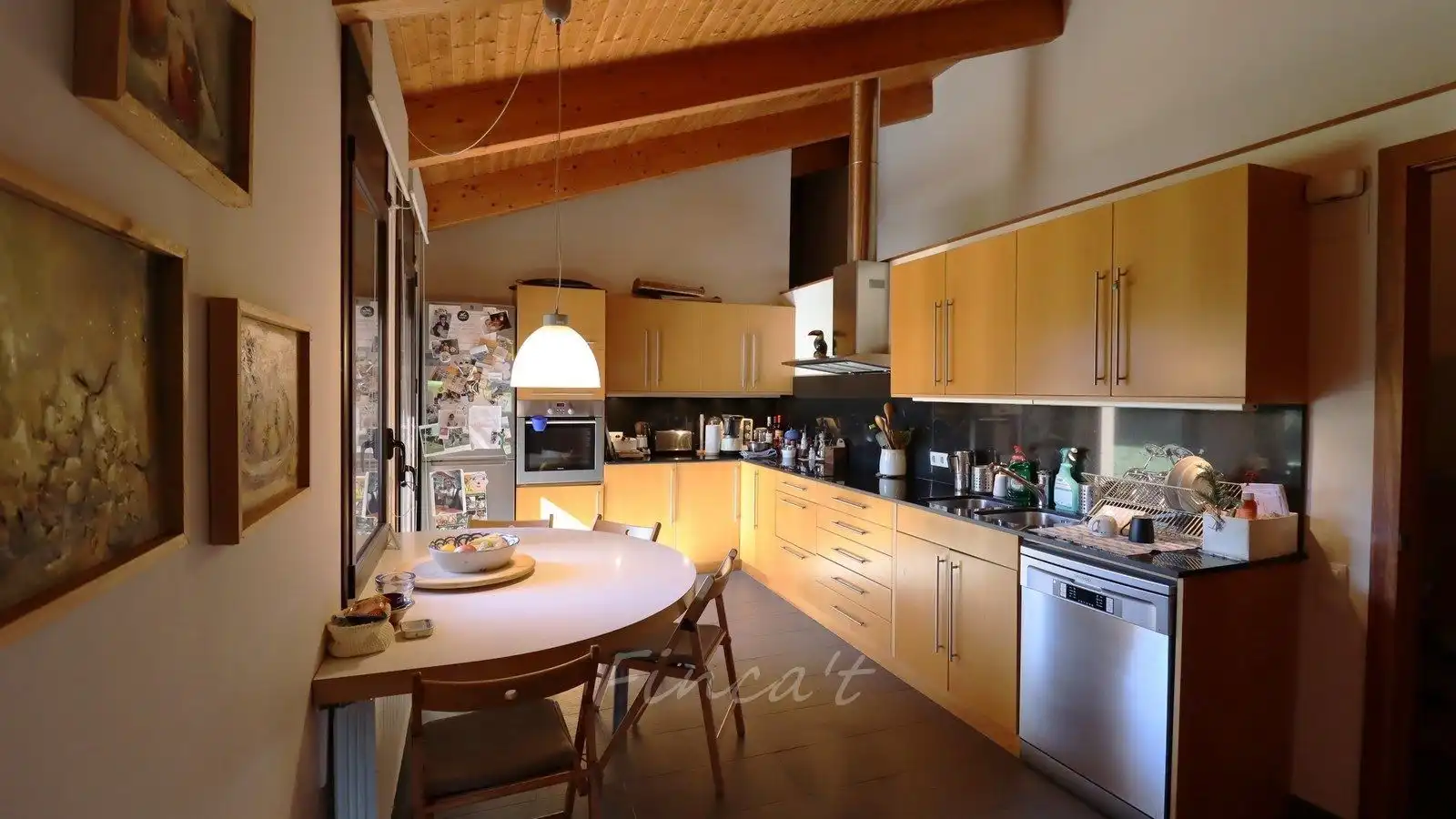 Cocina de Casa o chalet en venta en Castellterçol con Aire acondicionado, Calefacción y Horno