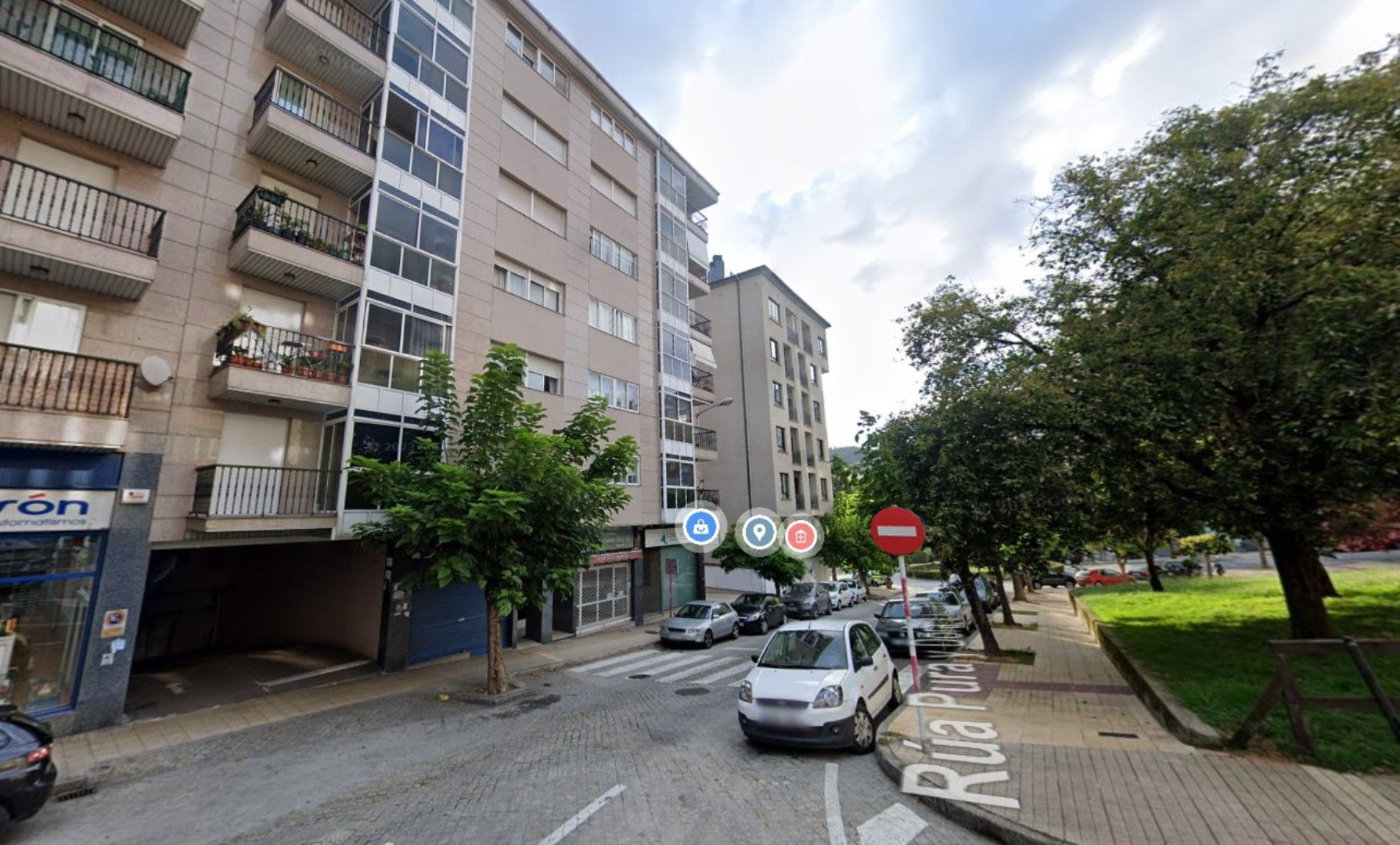 Vista exterior de Garatge de lloguer en Ourense Capital 