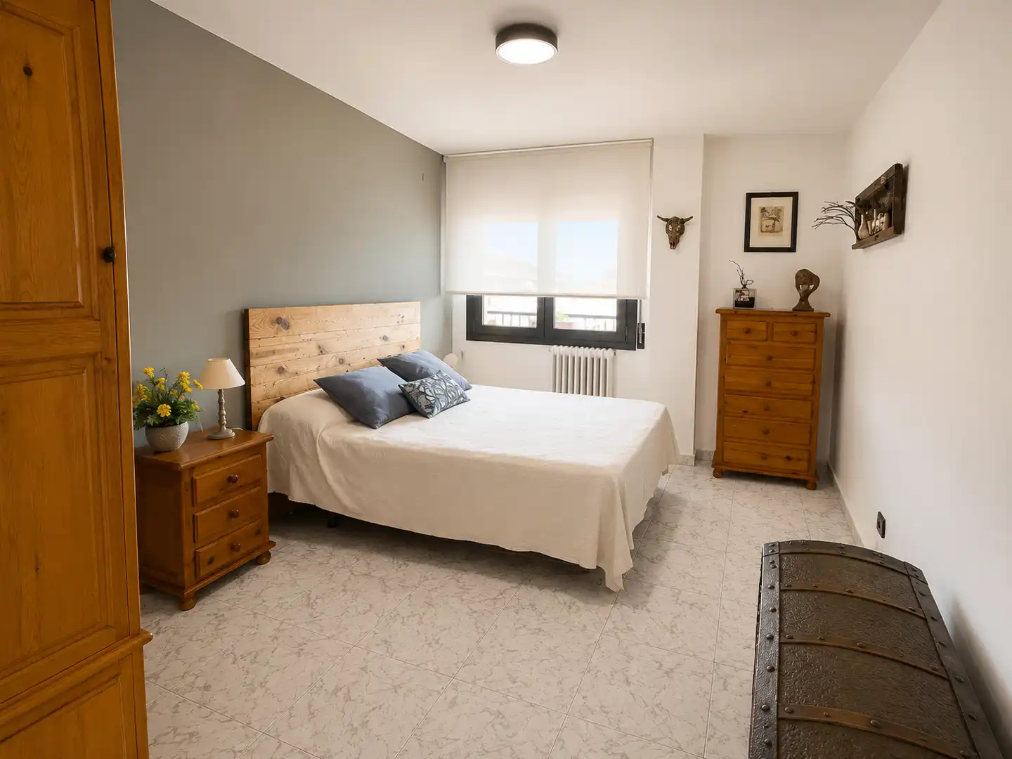 Schlafzimmer von Wohnung zum Verkauf in Tàrrega mit Klimaanlage, Heizung und Terrasse