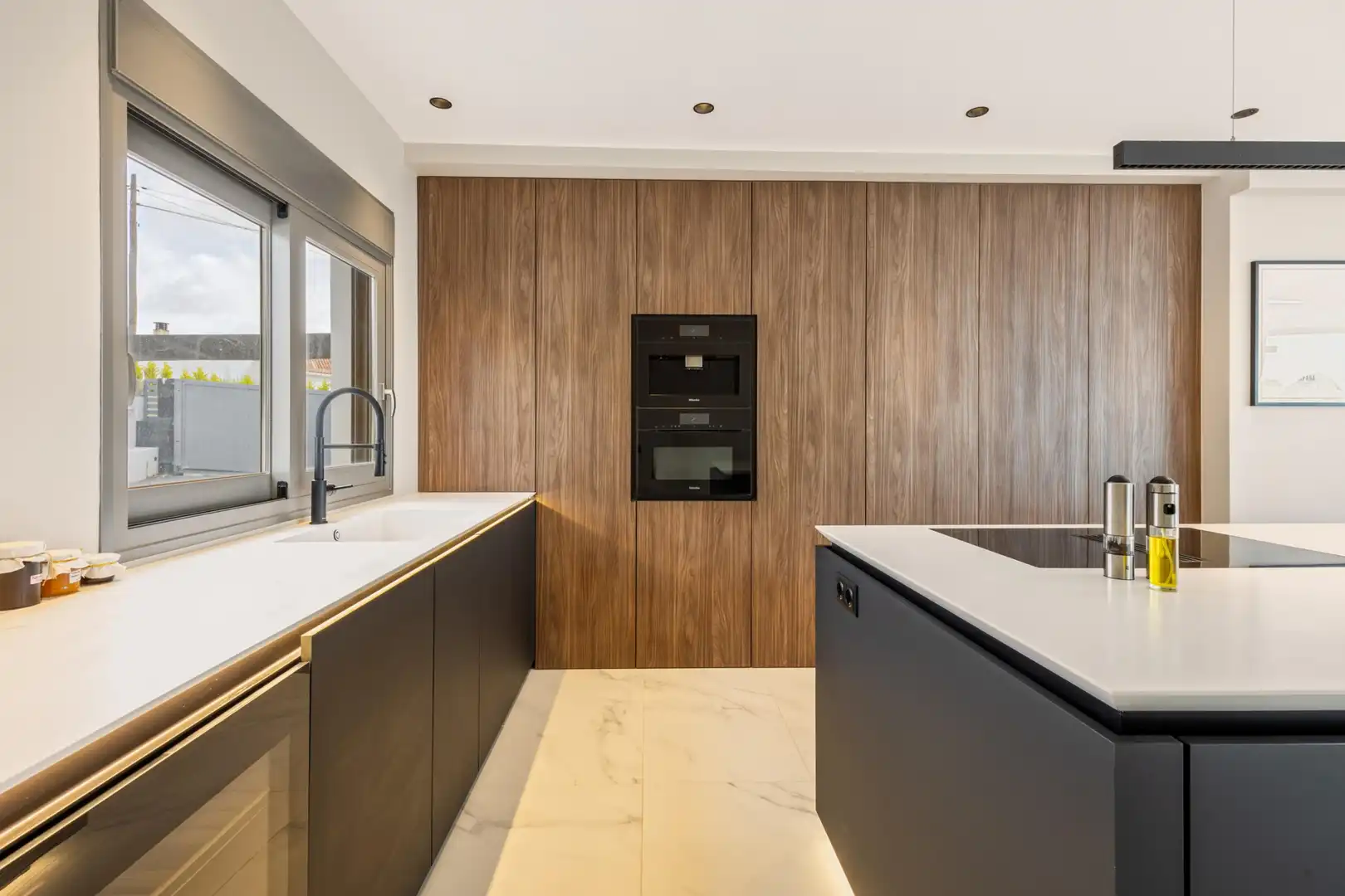 Cocina de Casa o chalet en venta en La Nucia con Aire acondicionado, Jardín privado y Terraza