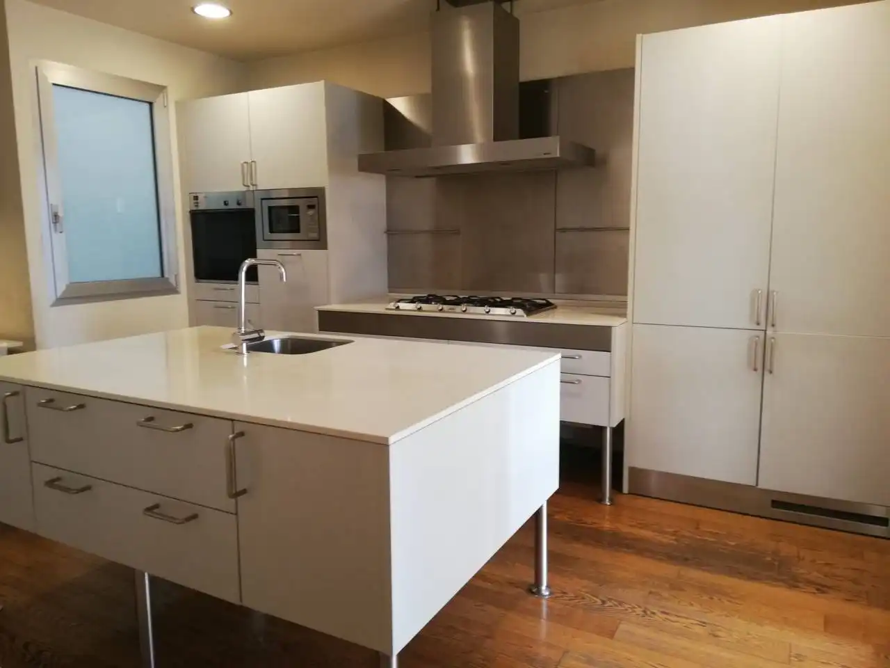 Küche von Wohnung zur Miete in Girona mit Klimaanlage, Heizung und Parkett