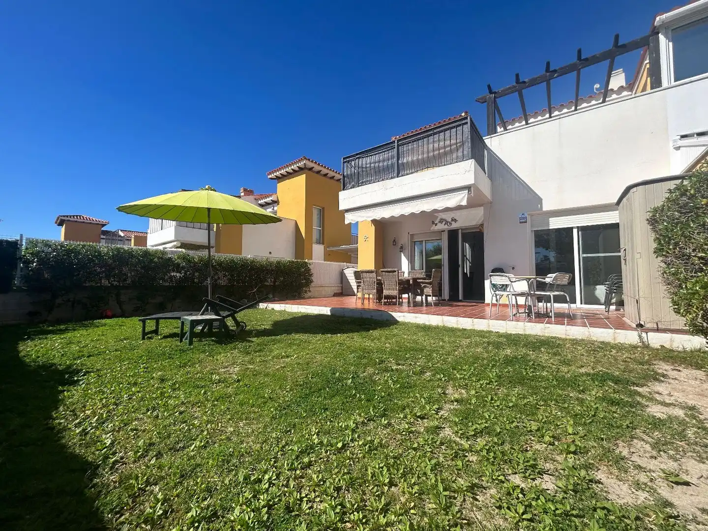 Terrasse von Maisonette zum Verkauf in Vera mit Klimaanlage, Privatgarten und Terrasse