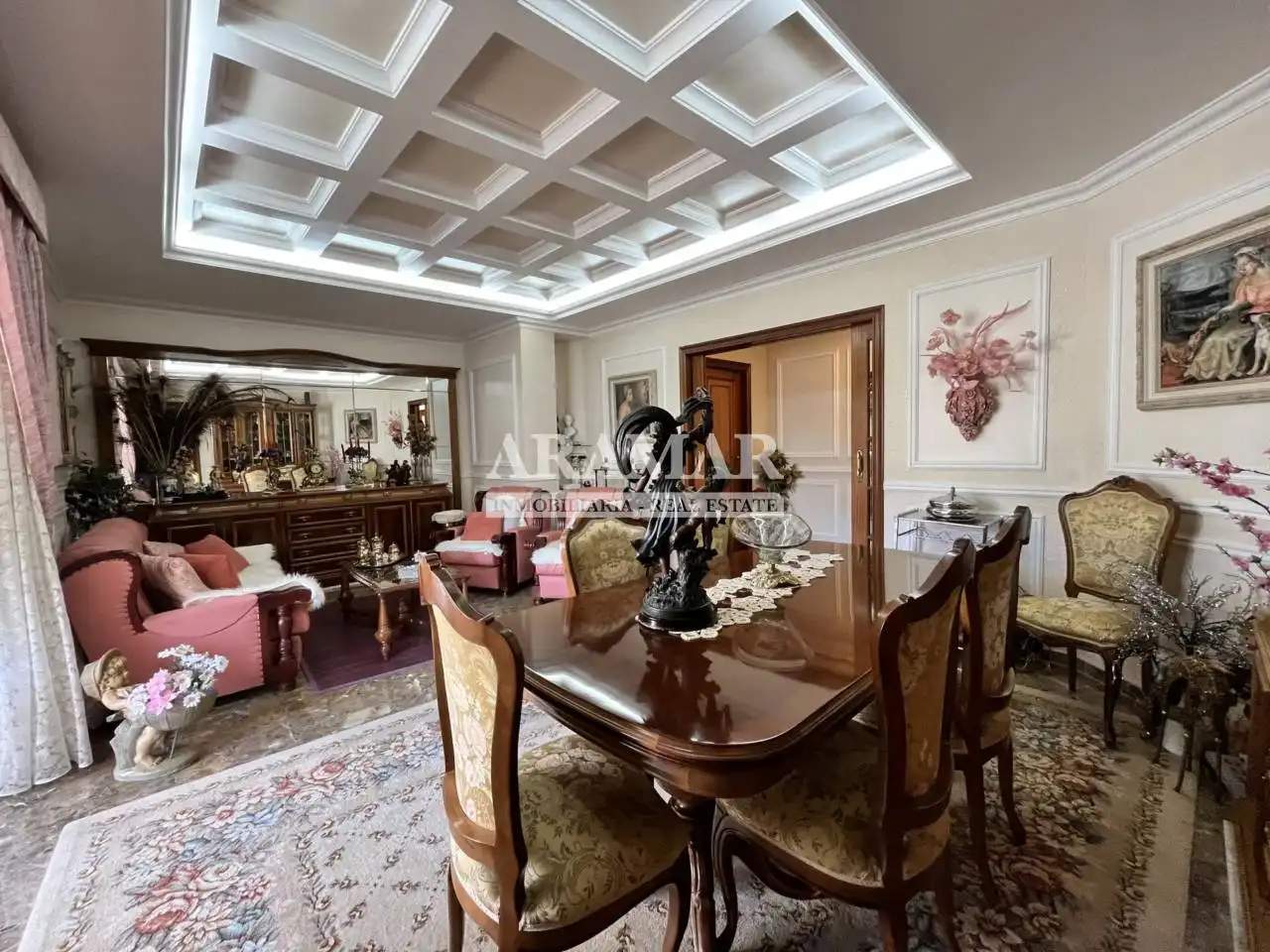 Comedor de Casa o chalet en venta en L'Atzúbia con Amueblado