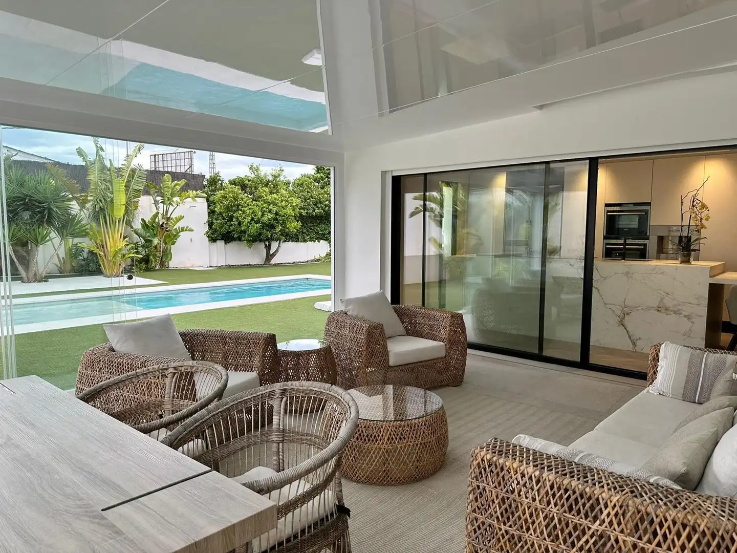 Terrace of Houses for sale in L'Alfàs del Pi  with Terrace, Swimming Pool and Furnished