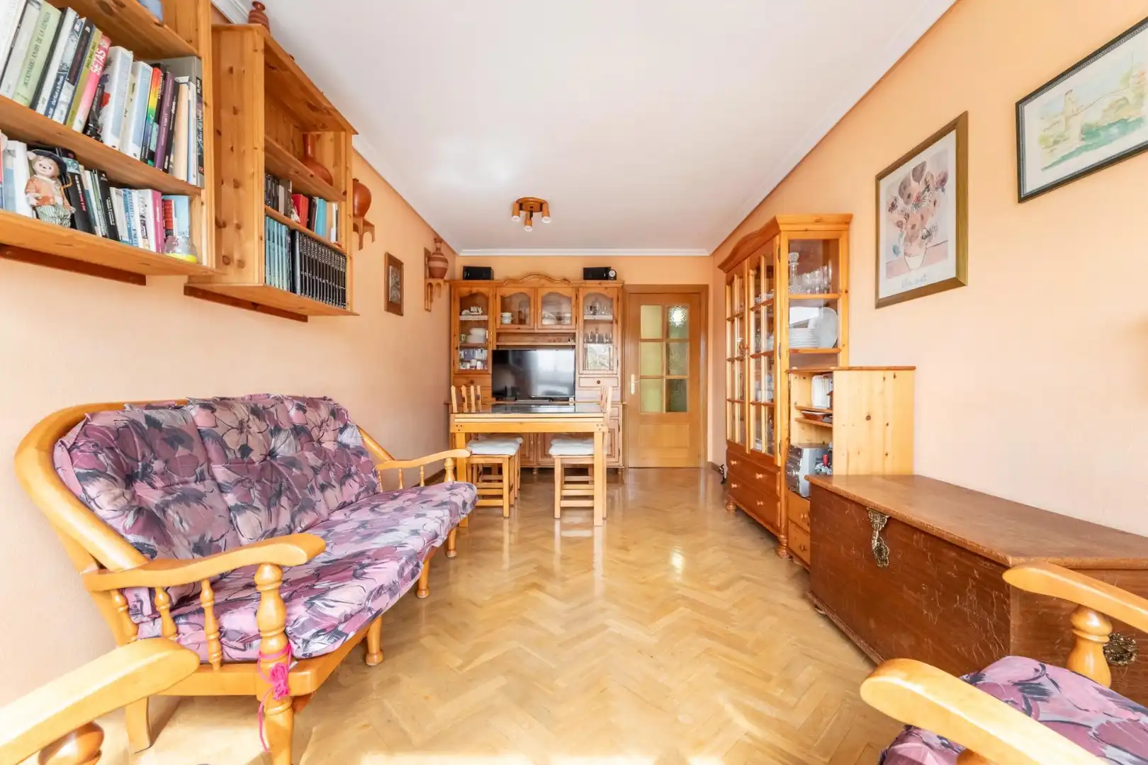 Sala de estar de Piso en venta en Colmenar Viejo con Aire acondicionado, Calefacción y Parquet