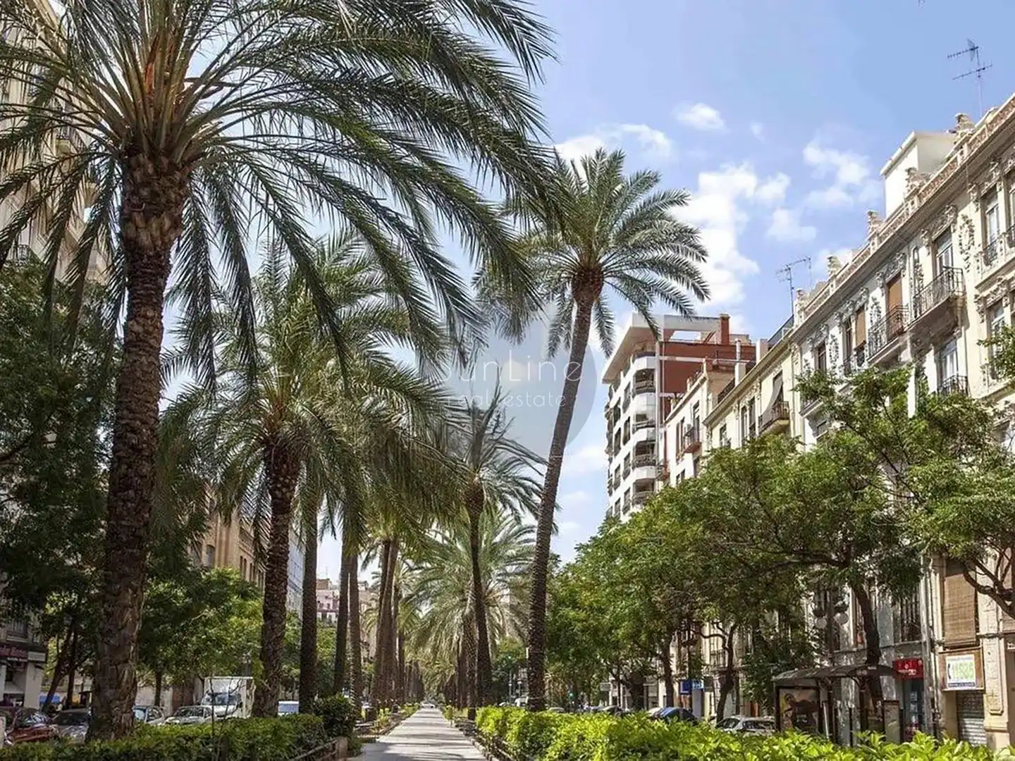 Exterior view of Flat for rent in Valencia  with Air Conditioner, Furnished and Pets allowed