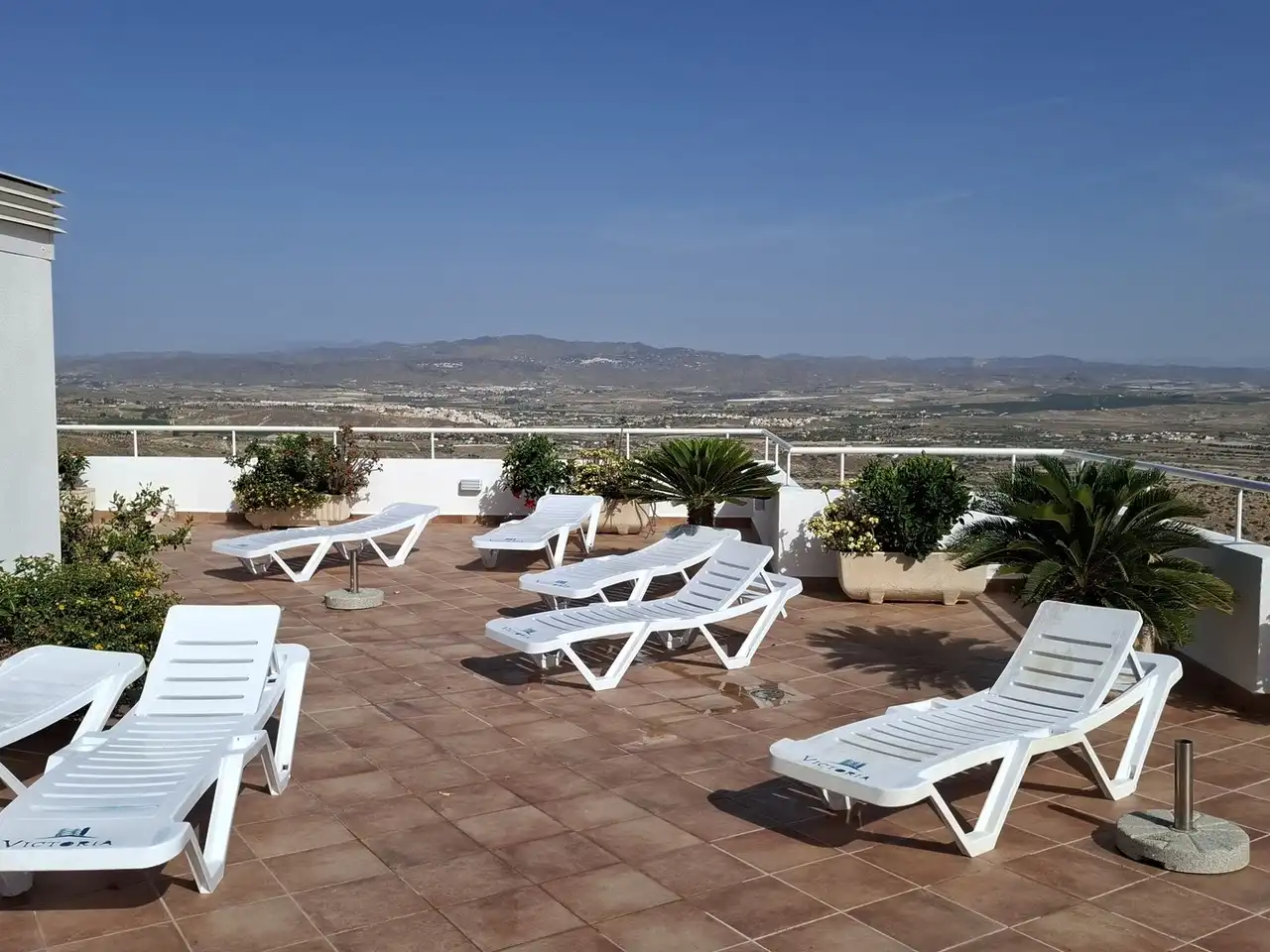Terrasse von Wohnungen zum Verkauf in Mojácar mit Klimaanlage, Terrasse und Schwimmbad