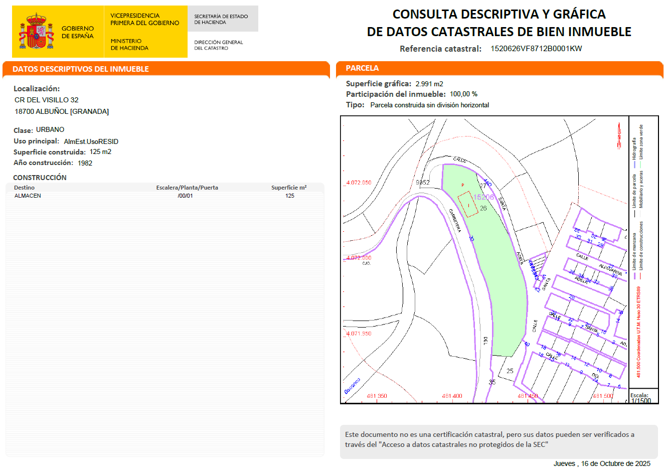 Residencial en venda en Albuñol