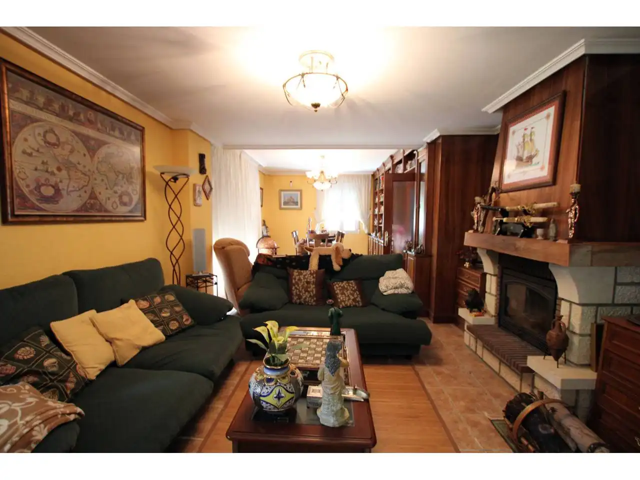 Sala de estar de Casa o chalet en venta en Cabanillas del Campo con Calefacción, Jardín privado y Terraza