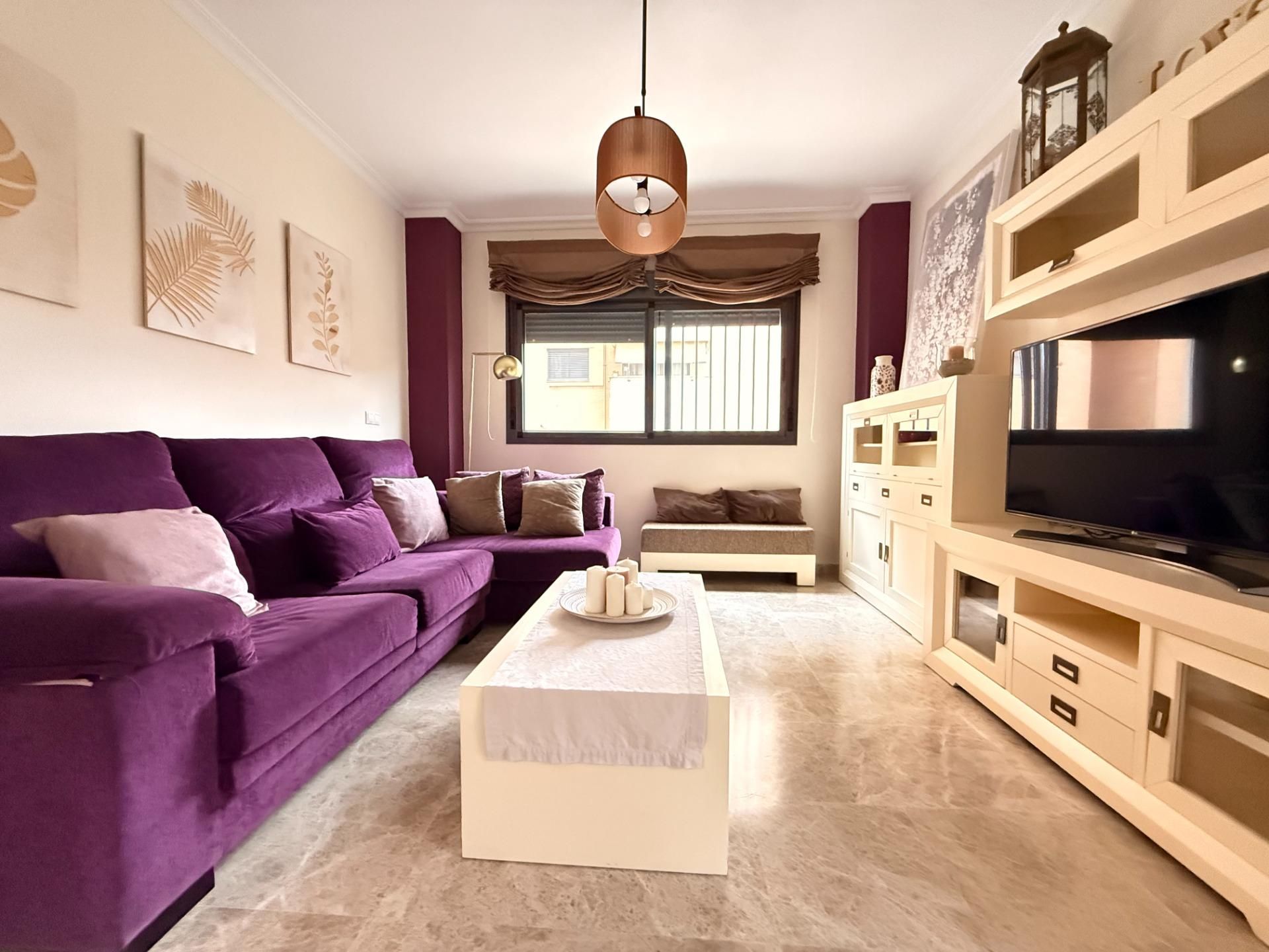 Living room of Flat to rent in Mairena del Aljarafe  with Private garden and Terrace