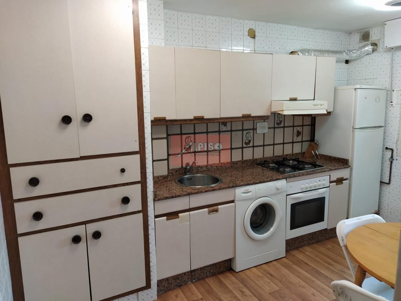 Kitchen of Flat to rent in Ourense Capital   with Heating and Furnished