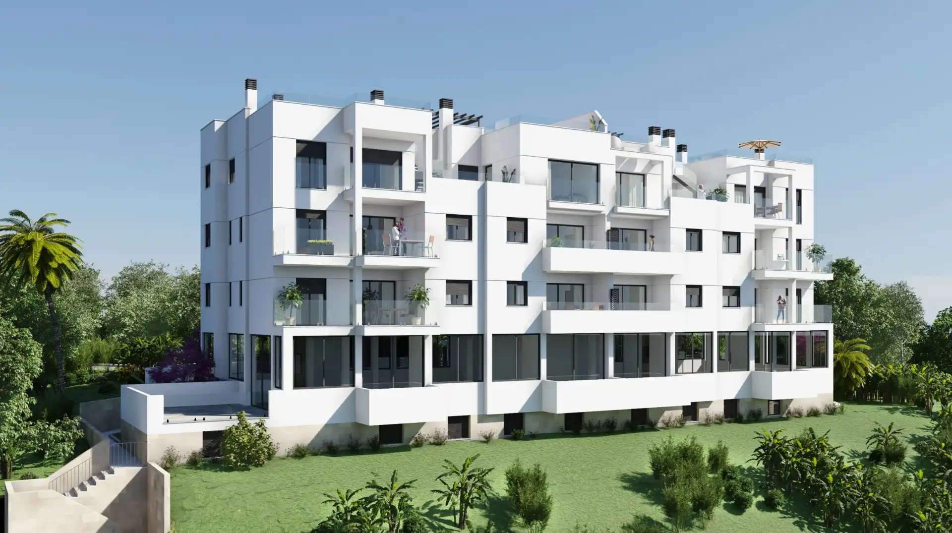 Exterior view of Apartments for sale in Torrox  with Air Conditioner, Heating and Terrace