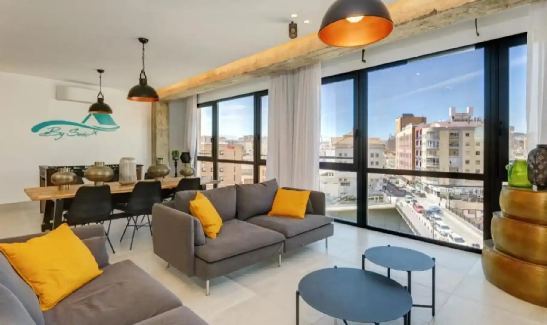 Living room of Flat for rent in Centro