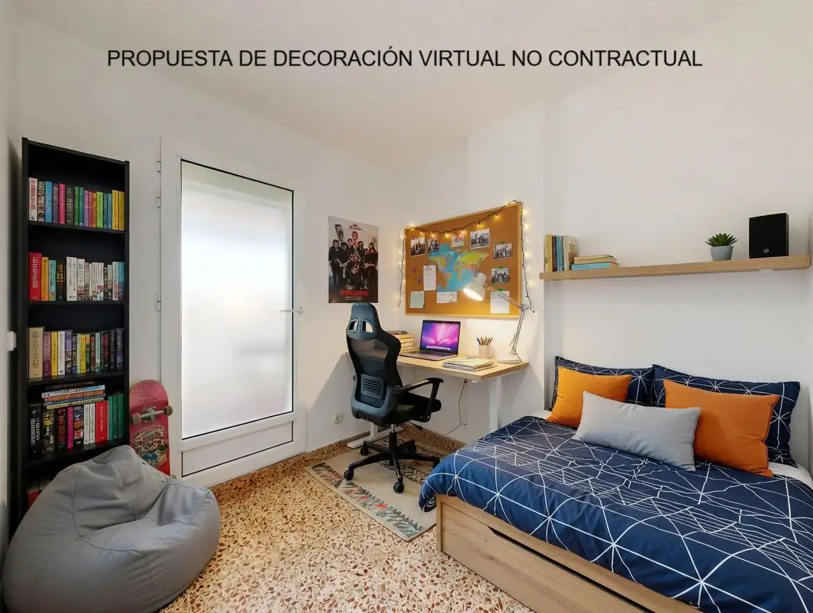 Dormitori de Pis en venda en Alicante / Alacant amb Aire condicionat, Calefacció i Terrassa