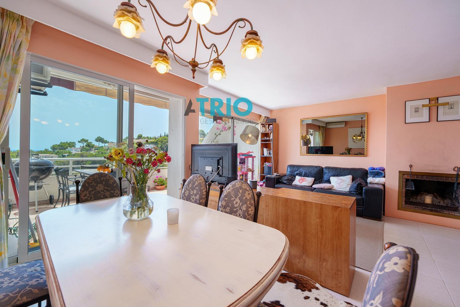 Dining room of Attic for sale in Calvià  with Air Conditioner, Terrace and Swimming Pool