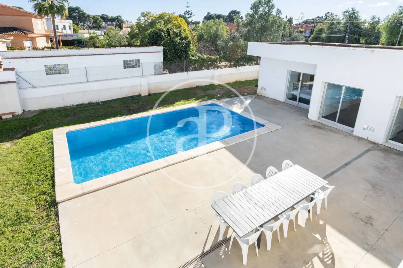 Piscina de Casa o chalet en venta en Moncada con Aire acondicionado, Calefacción y Jardín privado
