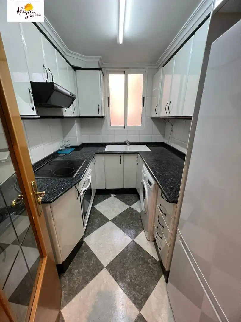 Küche von Wohnung zur Miete in Xirivella mit Klimaanlage, Möbliert und Balkon