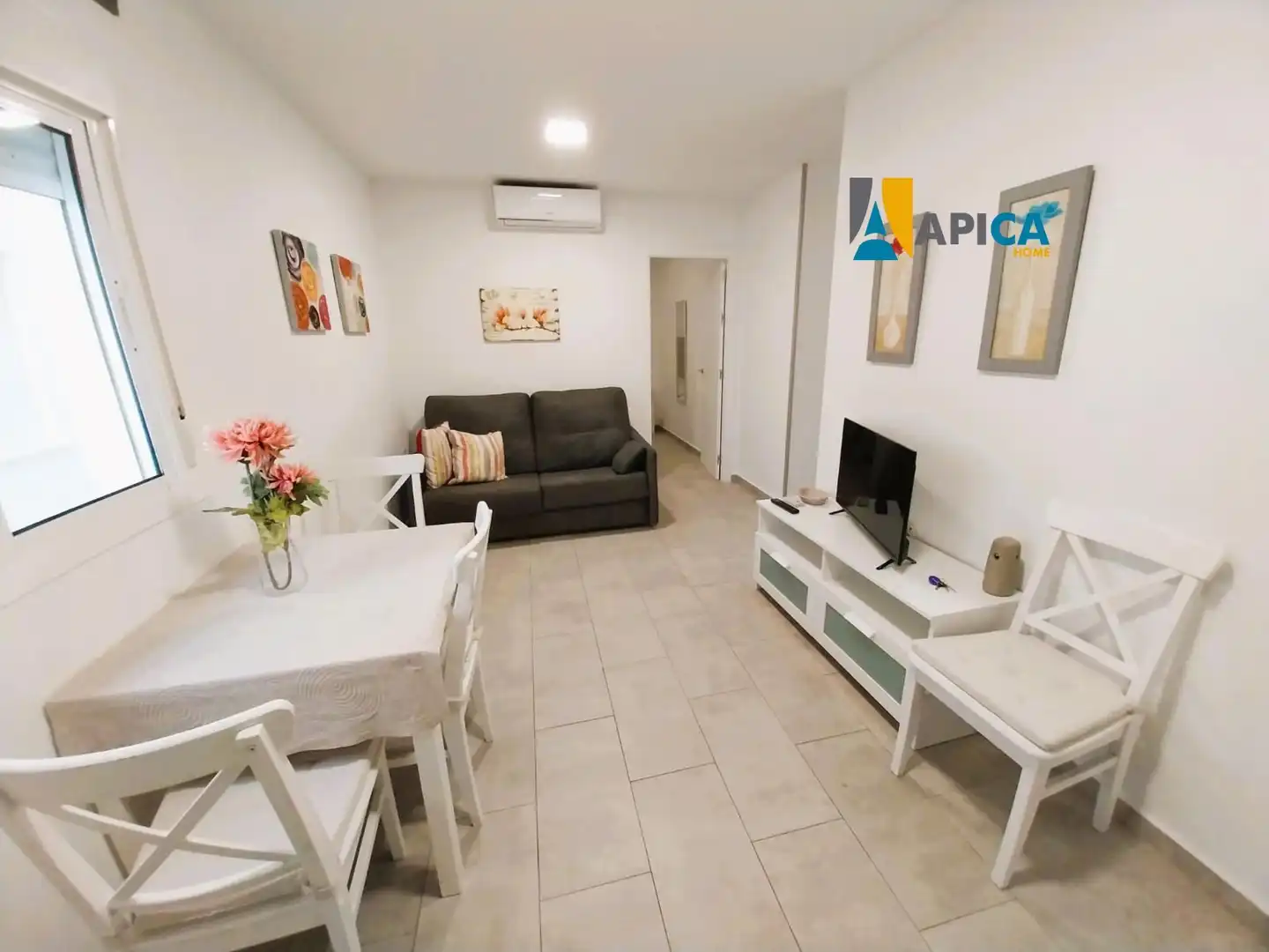 Sala de estar de Piso en venta en Conil de la Frontera con Amueblado