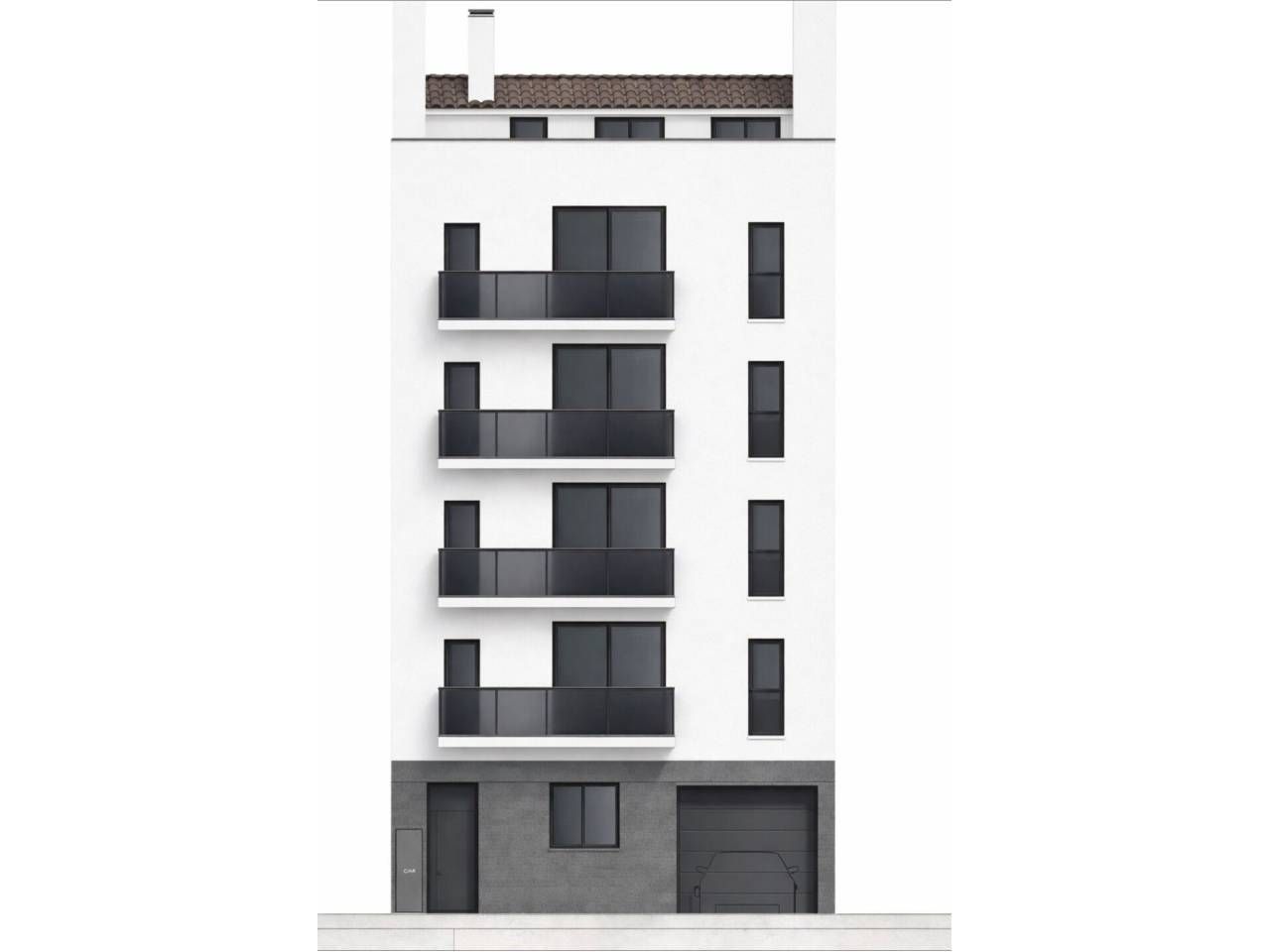 Vista exterior de Pis en venda en Ripollet amb Aire condicionat, Parquet i Terrassa