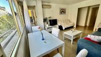 Living room of Flat for sale in Alicante / Alacant  with Terrace, Furnished and Balcony