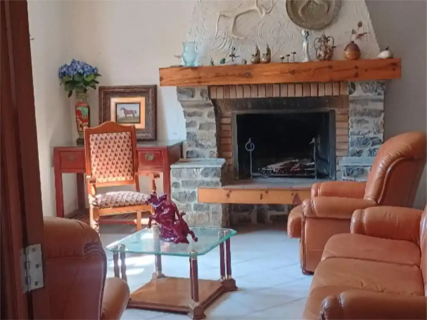 Sala de estar de Piso en venta en Albentosa con Jardín privado, Trastero y Amueblado