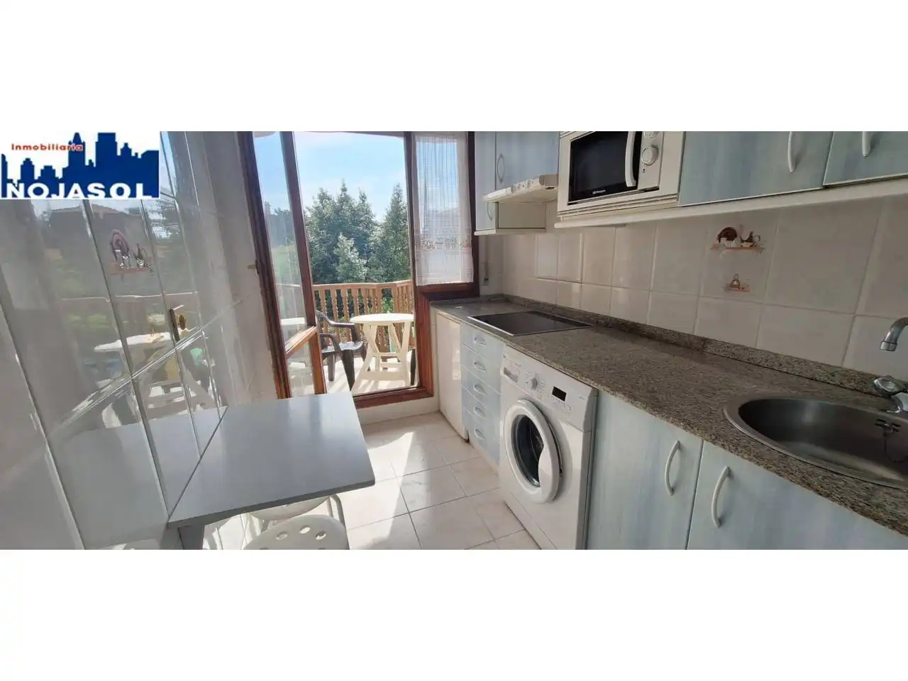 Mini appartamento con terrazza in affitto a Calle Marqués de Velasco 7