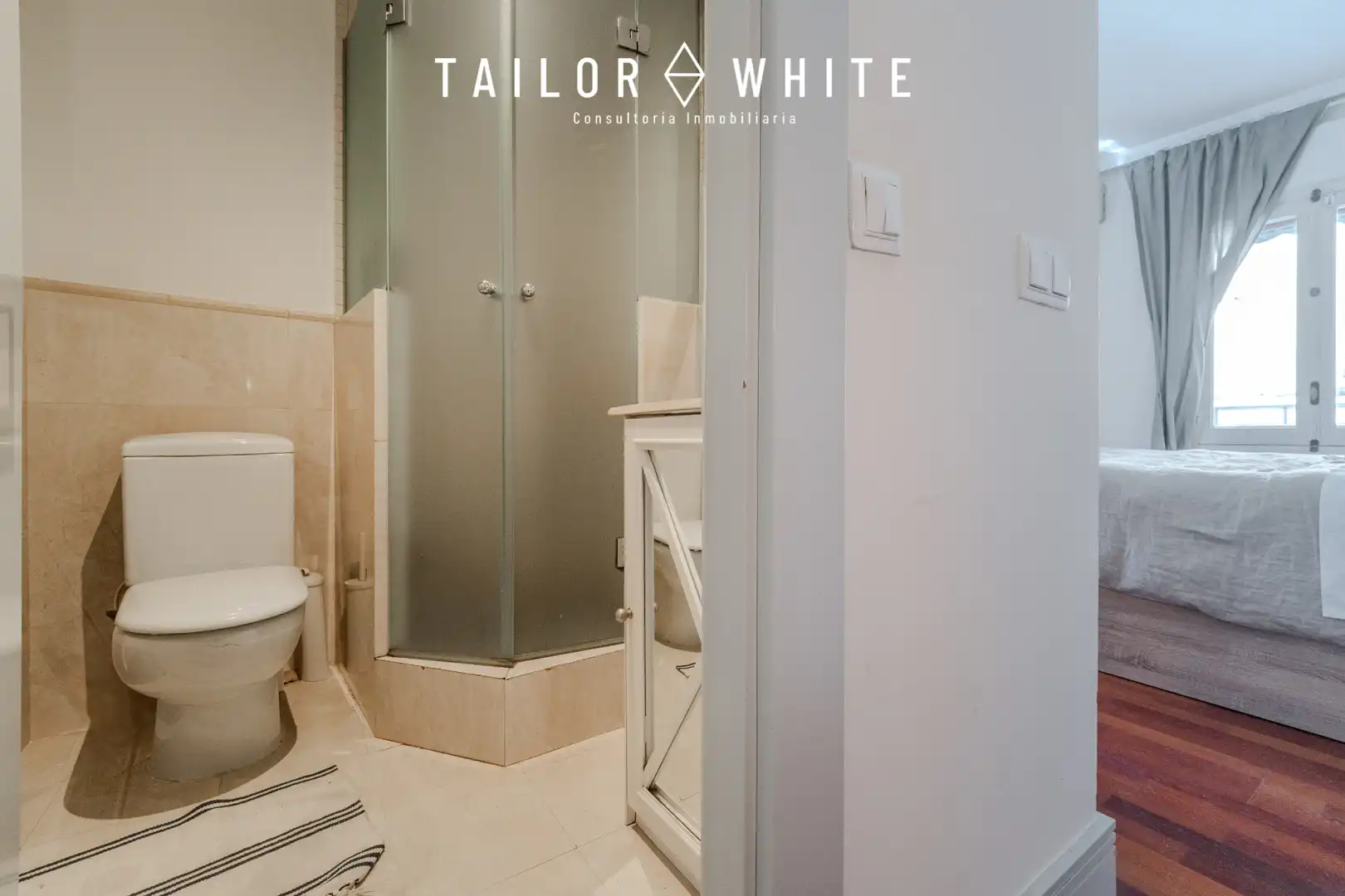 Badezimmer von Wohnung zum Verkauf in Madrid mit Klimaanlage