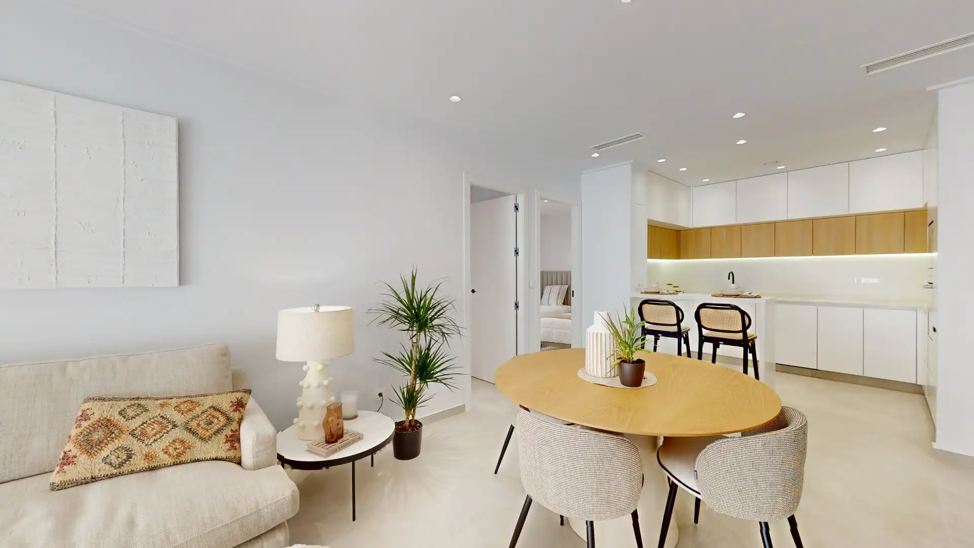 Sala de estar de Piso en venta en Guardamar del Segura con Aire acondicionado, Terraza y Piscina