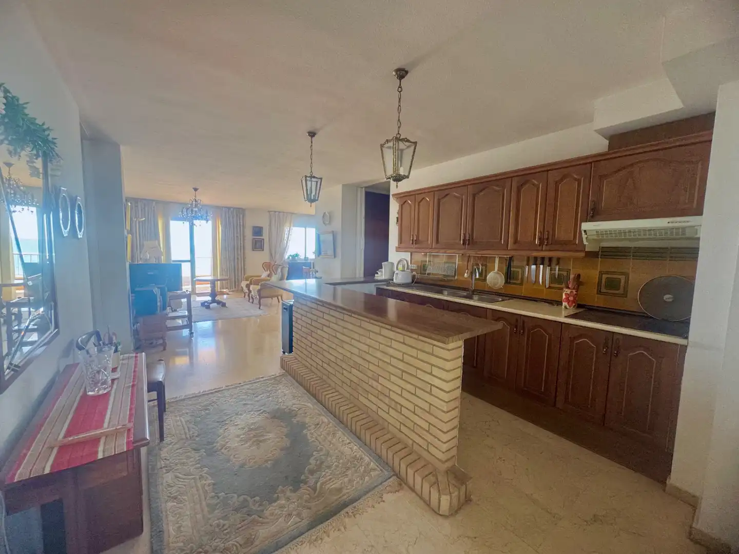 Kitchen of Flat for sale in Fuengirola  with Terrace, Furnished and Community pool