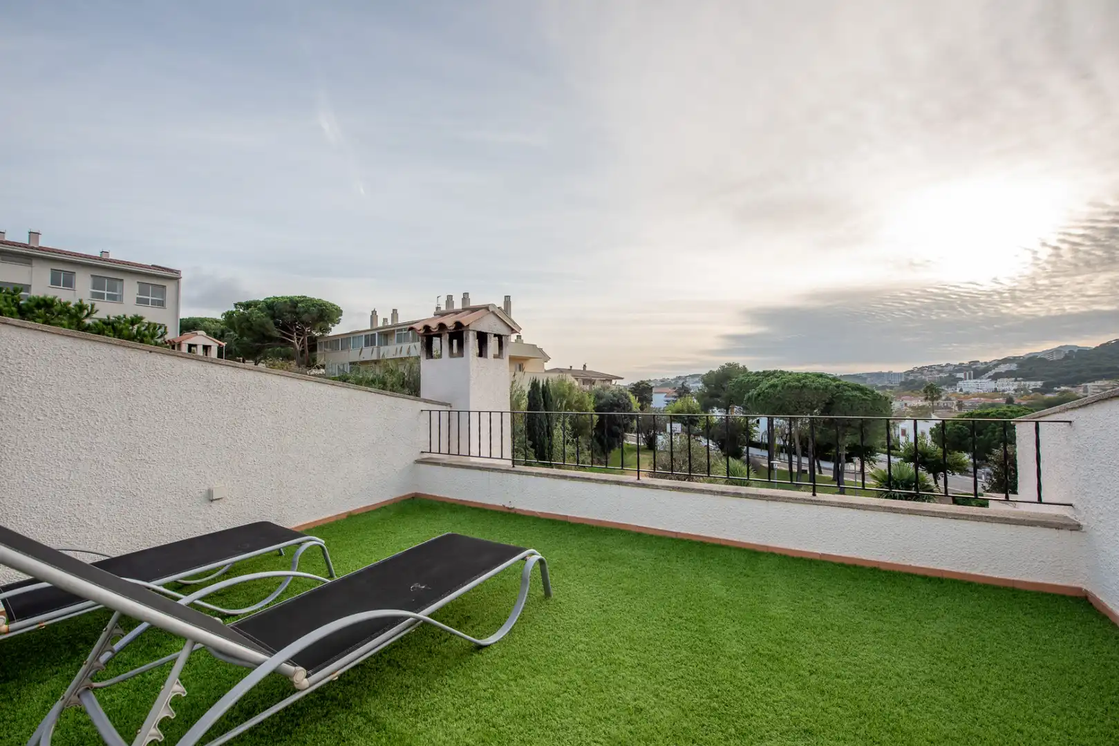 Terraza de Casa adosada de alquiler en Castell d'Aro, Platja d'Aro i s'Agaró con Calefacción, Jardín privado y Amueblado