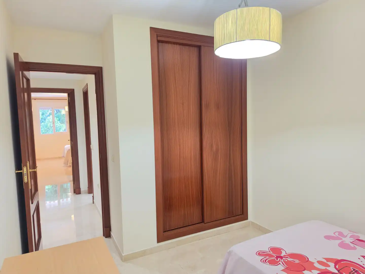 Bedroom of Flat for rent in Málaga  with Air Conditioner, Terrace and Furnished