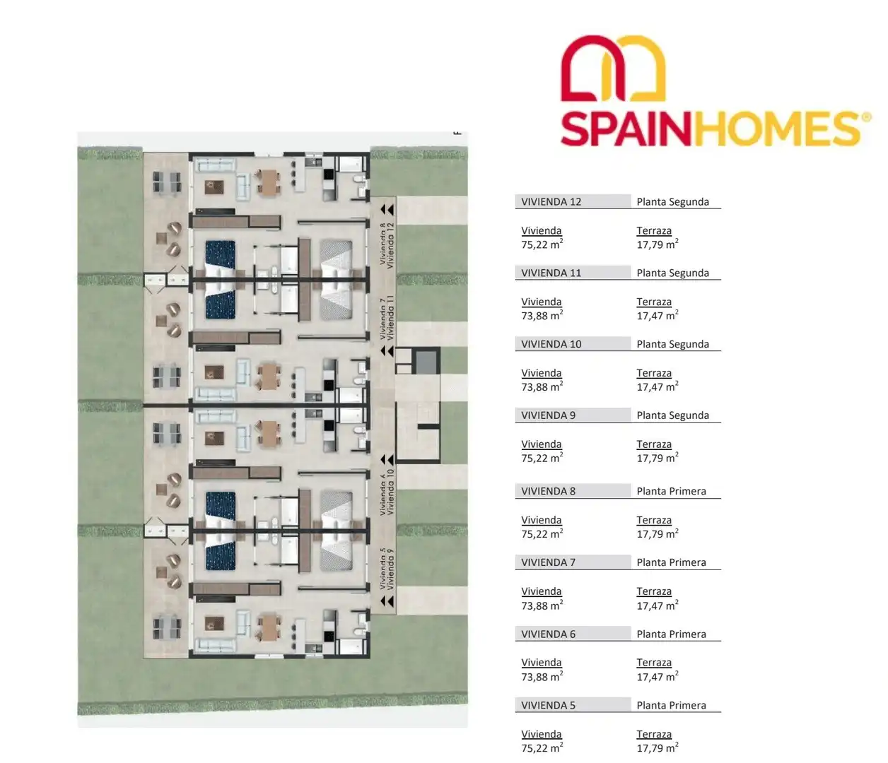 Apartamento con terraza en venta en Condado de Alhama, imagen 20