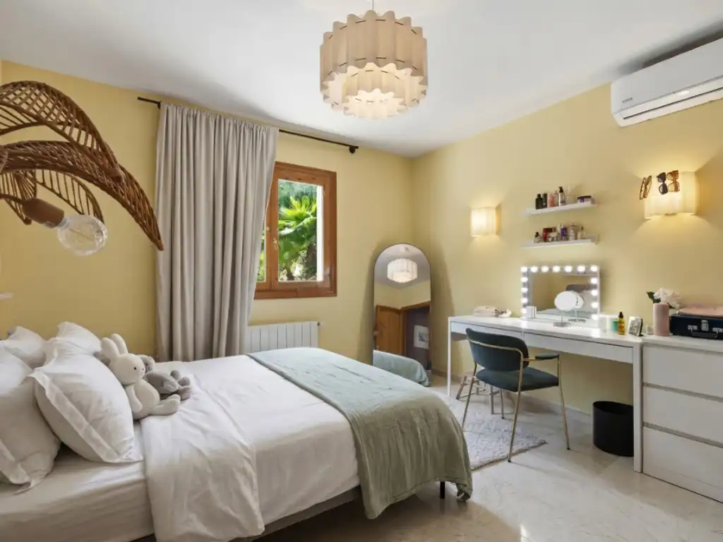 Schlafzimmer von Haus oder Chalet zur Miete in Jávea / Xàbia mit Heizung, Privatgarten und Terrasse