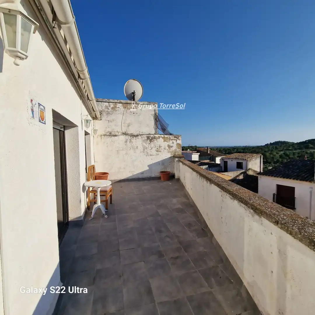 Terrassa de Àtic en venda en La Pobla de Montornès   amb Calefacció i Terrassa