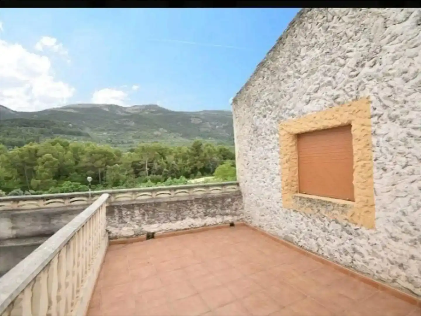 Terrassa de Finca rústica en venda en Agres amb Jardí privat, Traster i Piscina