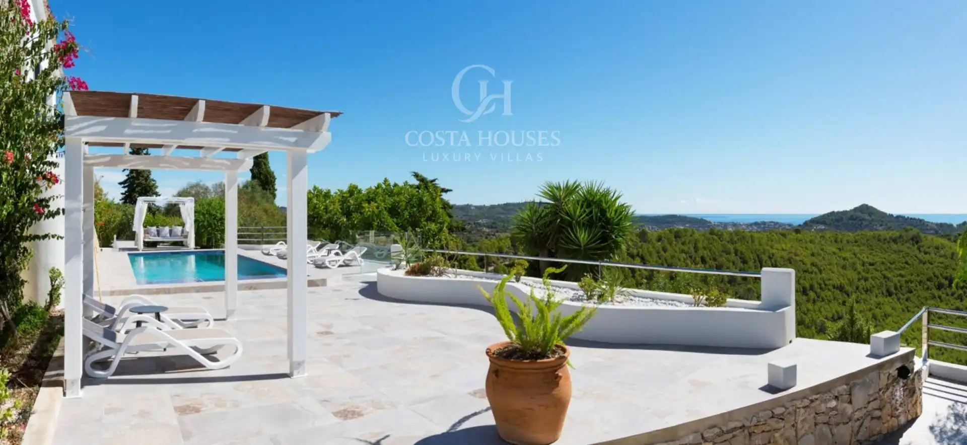 Terraza de Casa o chalet en venta en Benissa con Aire acondicionado, Calefacción y Jardín privado