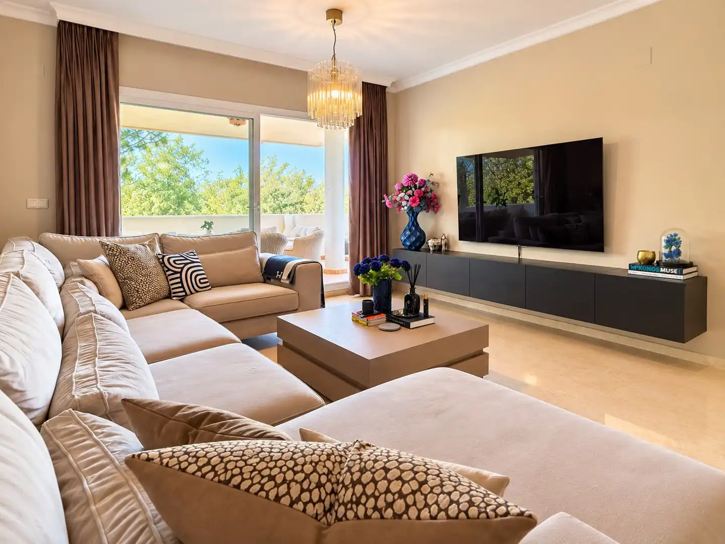 Living room of Flat for sale in Elviria - Cabopino