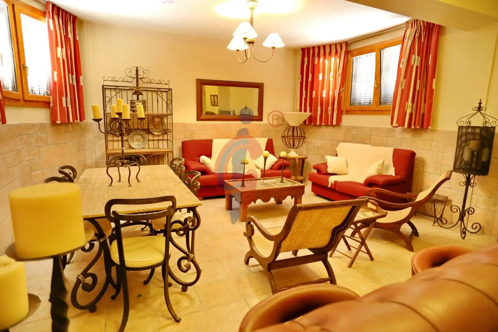 Sala de estar de Casa o chalet en venta en Guardamar del Segura con Aire acondicionado, Jardín privado y Terraza