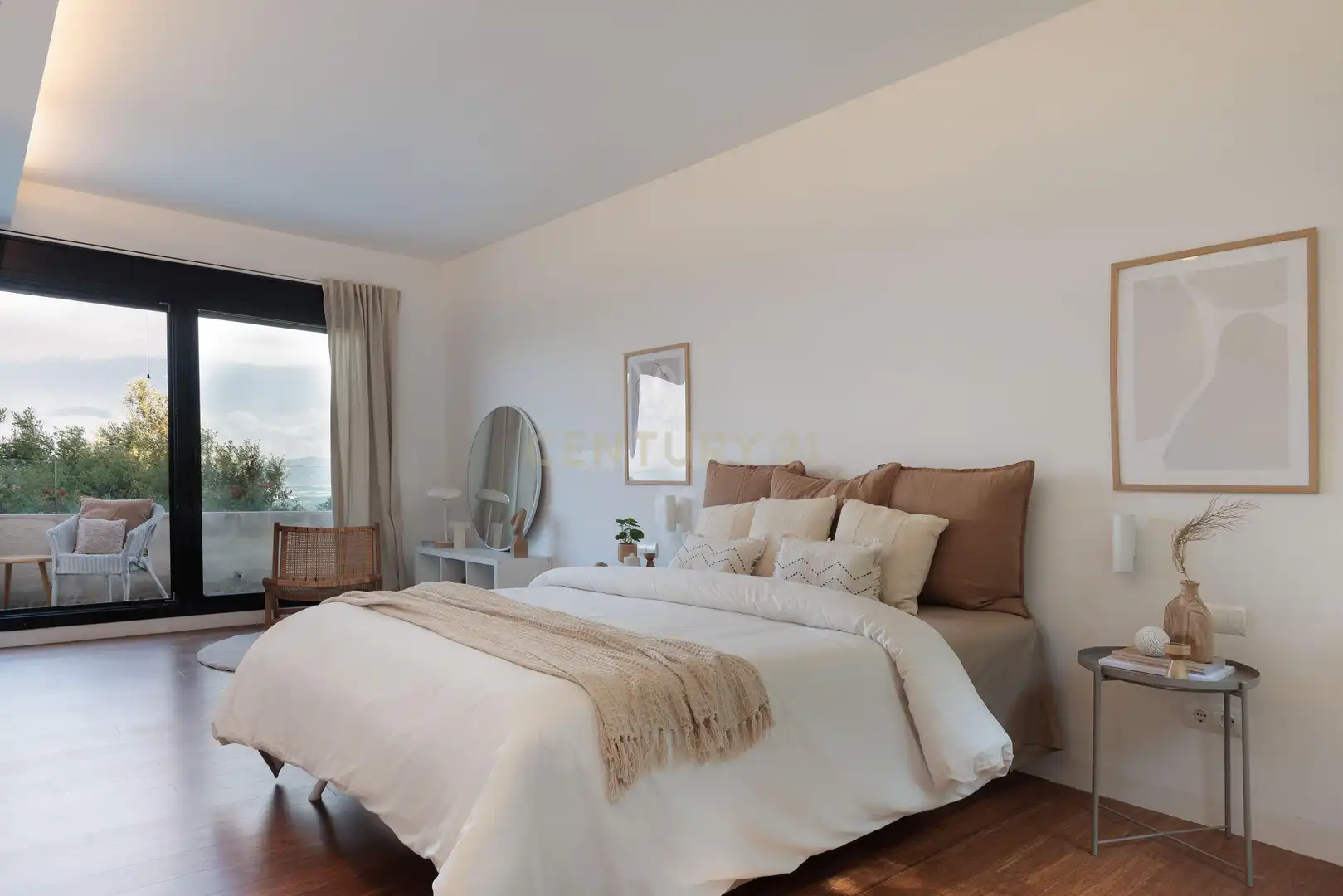 Dormitori de Casa o xalet en venda en Sant Cugat del Vallès amb Aire condicionat, Jardí privat i Traster