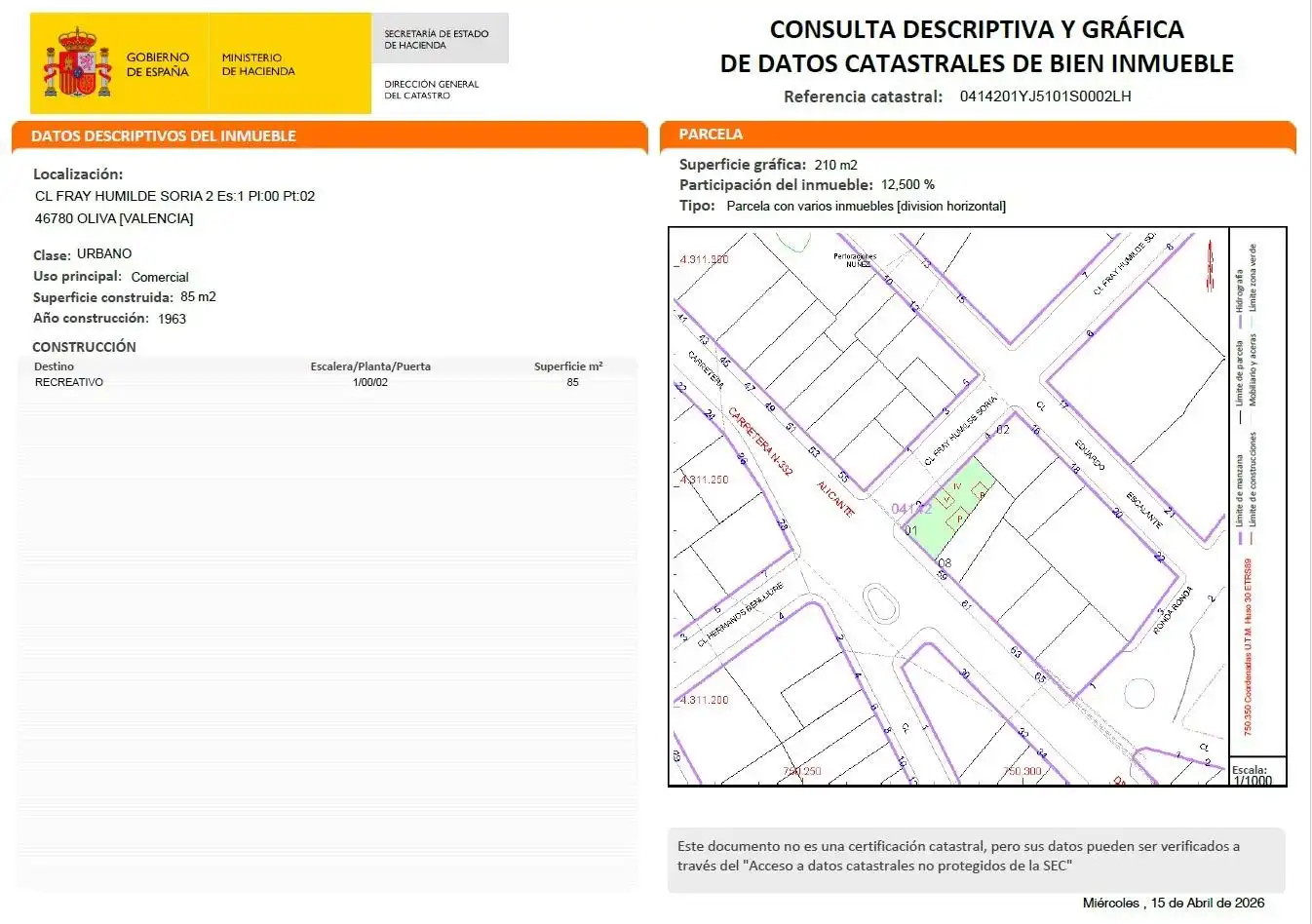 Gewerbefläche zum Verkauf in Calle de Fray Humilde Soria, imagen 30