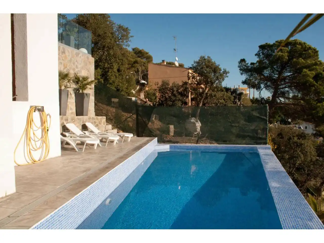Piscina de Casa o xalet en venda en Blanes amb Aire condicionat, Calefacció i Jardí privat