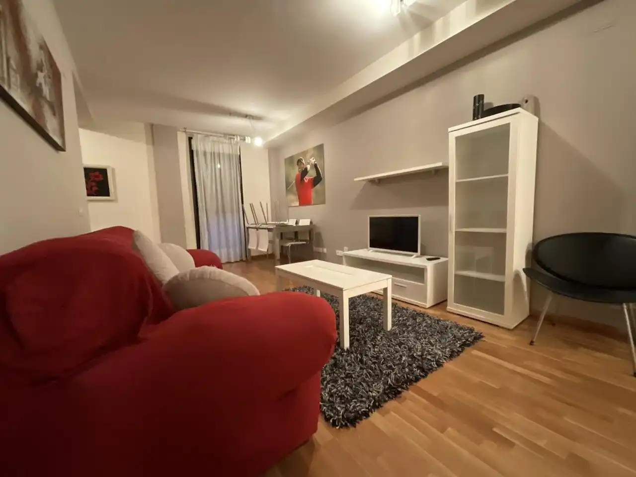 Sala de estar de Piso en venta en Cirueña con Calefacción, Trastero y Amueblado