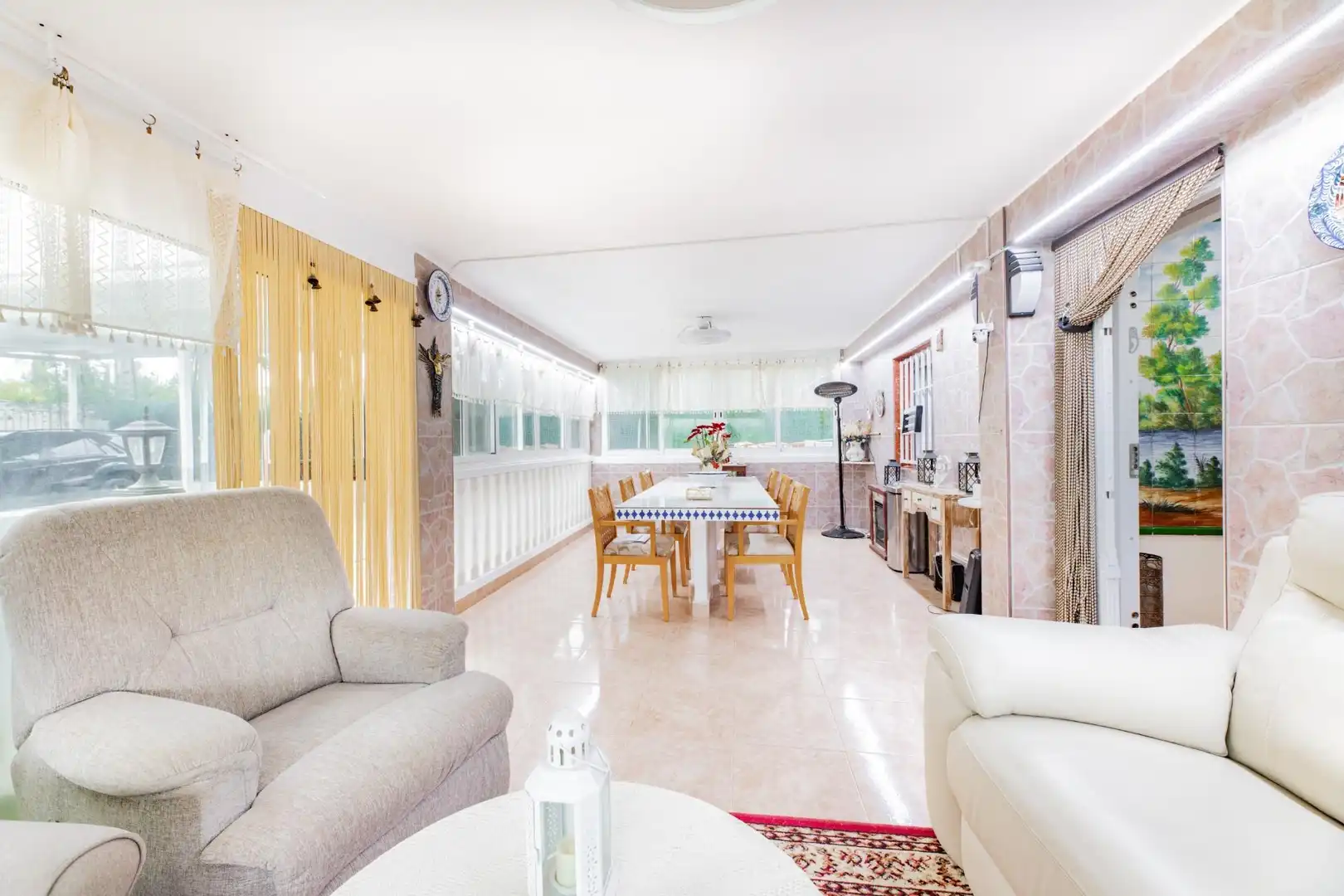 Sala de estar de Casa o chalet en venta en Turís con Aire acondicionado, Jardín privado y Terraza