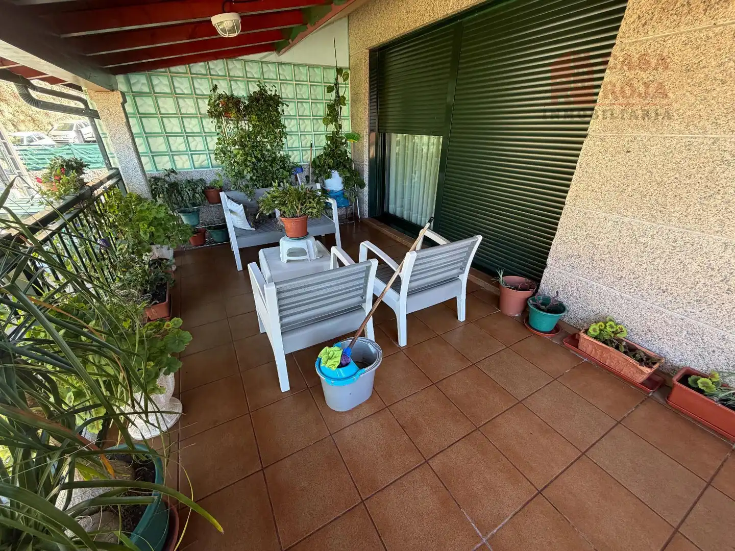 Terrace of Detached homes for sale in Moaña  with Heating, Parquet flooring and Terrace