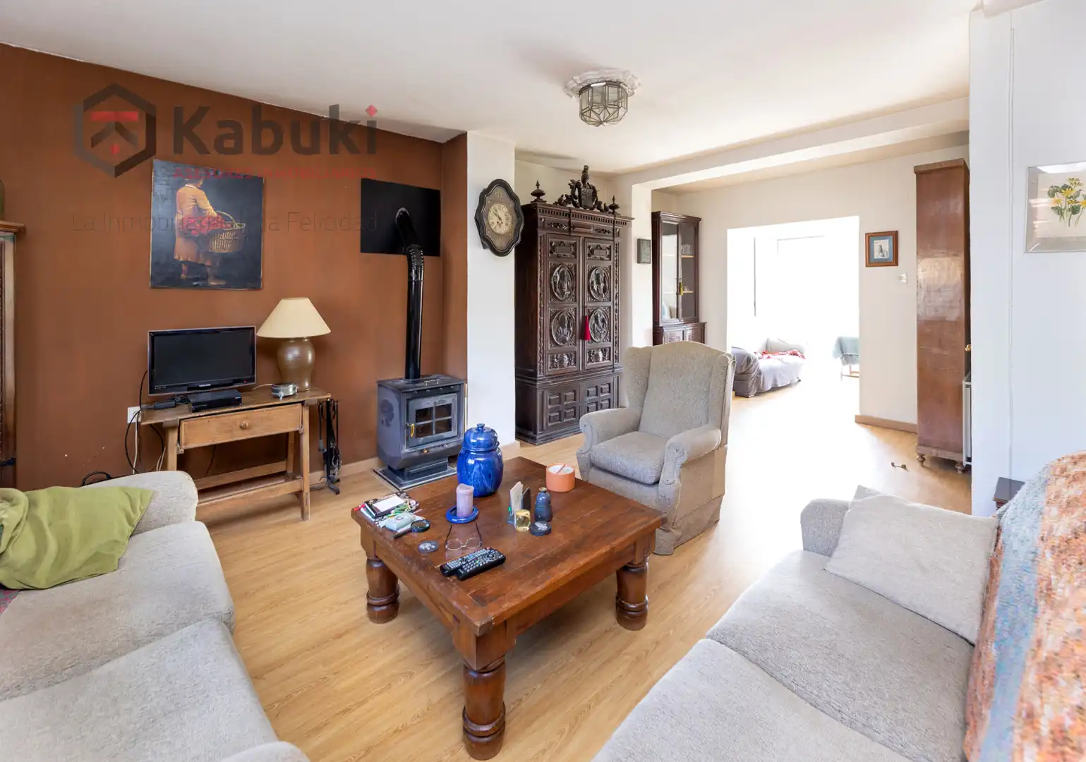 Sala de estar de Casa o chalet en venta en Deifontes con Calefacción, Jardín privado y Piscina