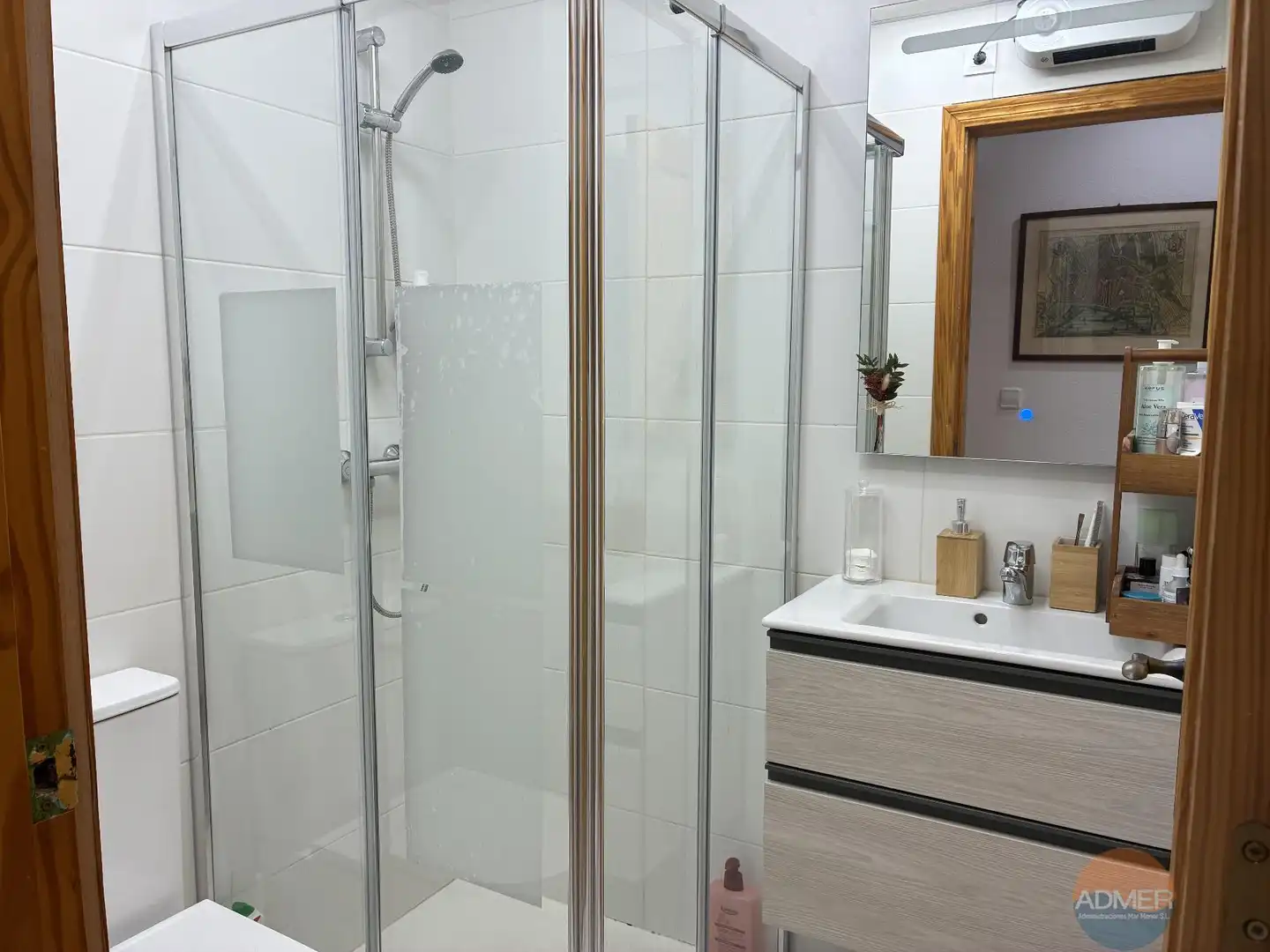 Bathroom of Flat for sale in San Javier  with Air Conditioner, Storage room and Furnished
