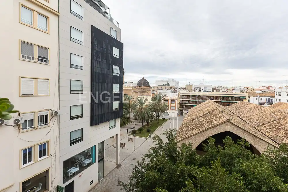 Terrace of Flat for rent in Valencia  with Air Conditioner, Heating and Parquet flooring
