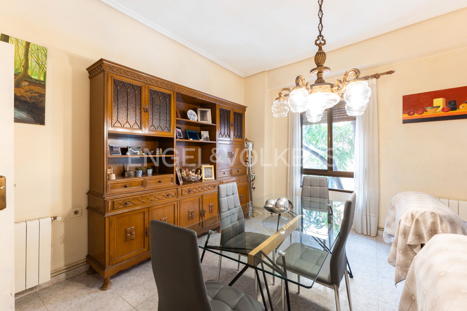 Menjador de Apartament en venda en  Valencia Capital amb Calefacció i Terrassa